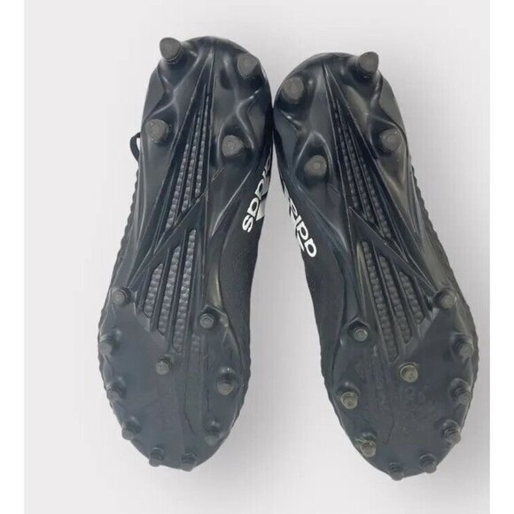 Adidas Freak Football Cleats Black & White Lace-Up Molded Studs Mens 10.5 - Picture 5 of 12